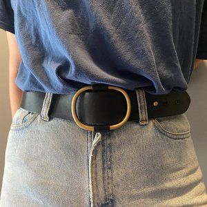 Vintage Banana Republic Gold/Black Leather